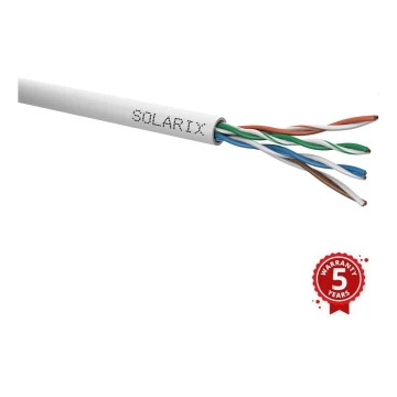 Solarix - Instalační kabel CAT5E UTP PVC Eca 100m